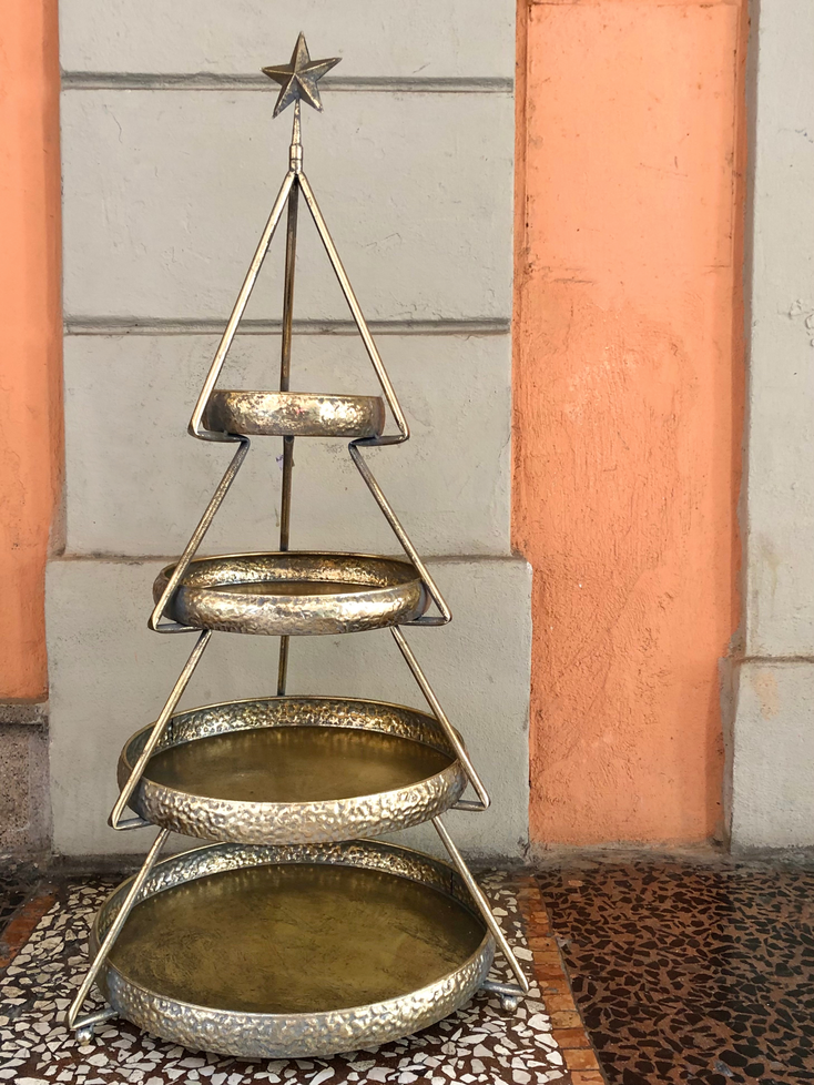 alzata ad albero di natale