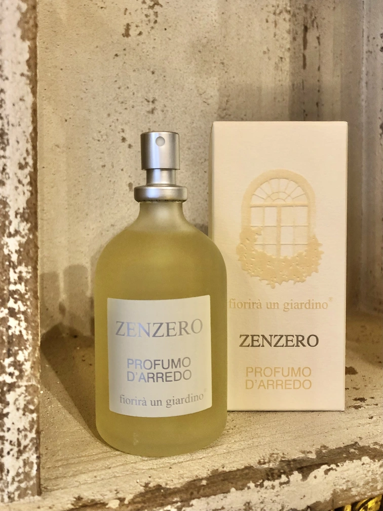 profumo per ambiente zenzero