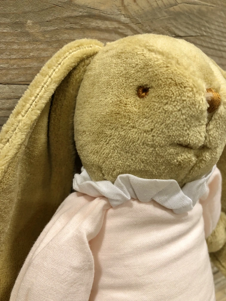 zoom carillon peluche coniglio rosa