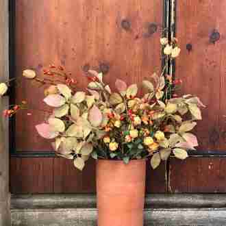 composizione di fiori "foglie d'autunno"
