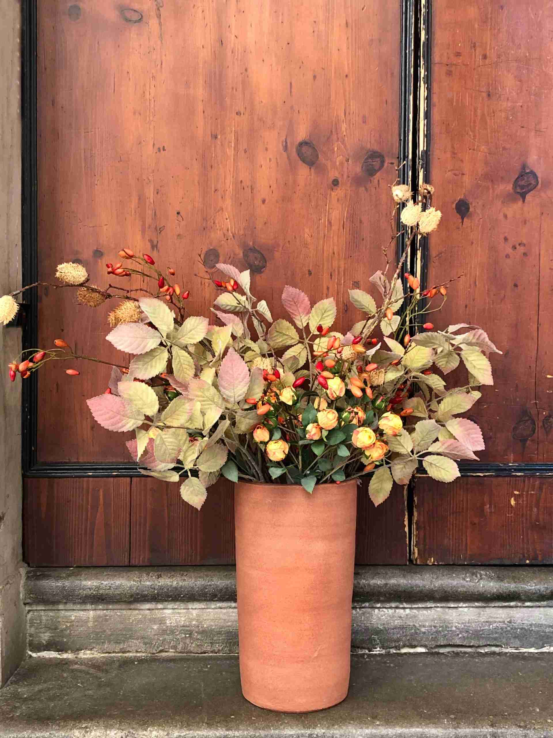 composizione di fiori "foglie d'autunno"