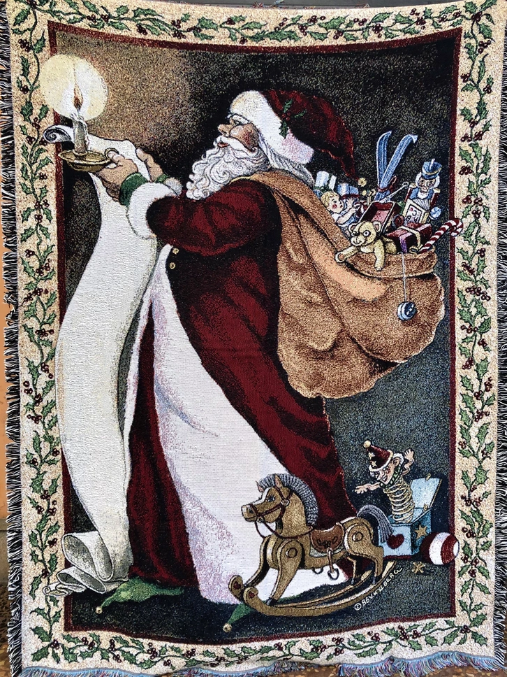 coperta decorativa di Natale