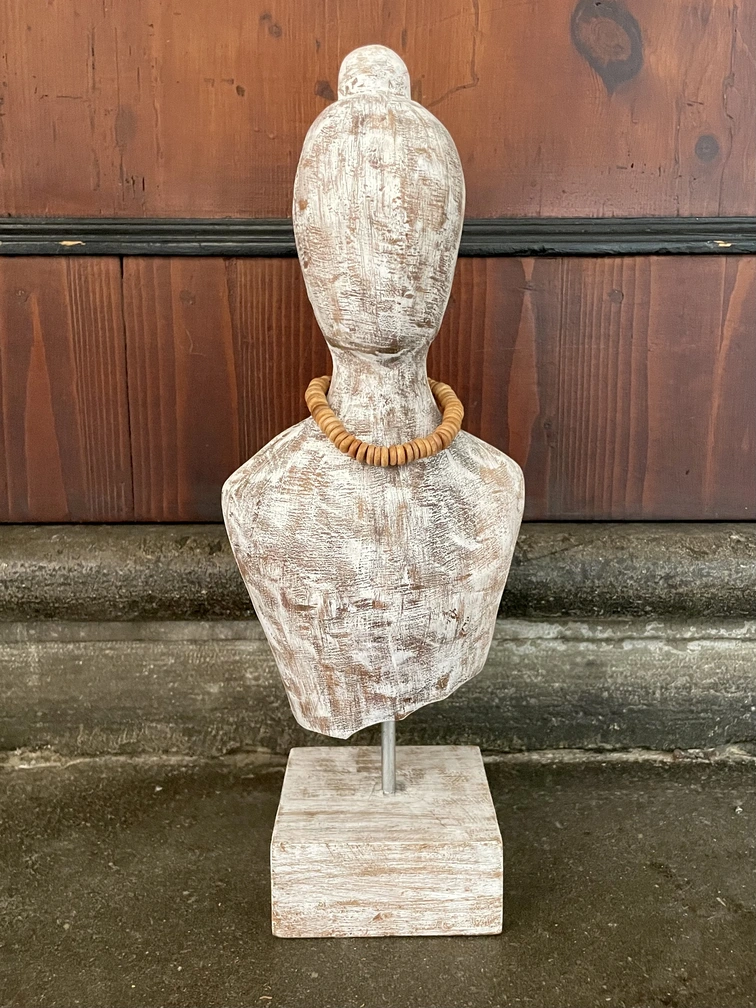 busto donna design porta collane