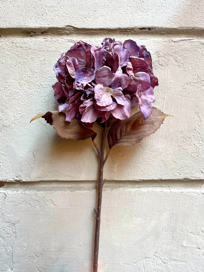 Bouquet di ortensie viola e rosa - immagine 6