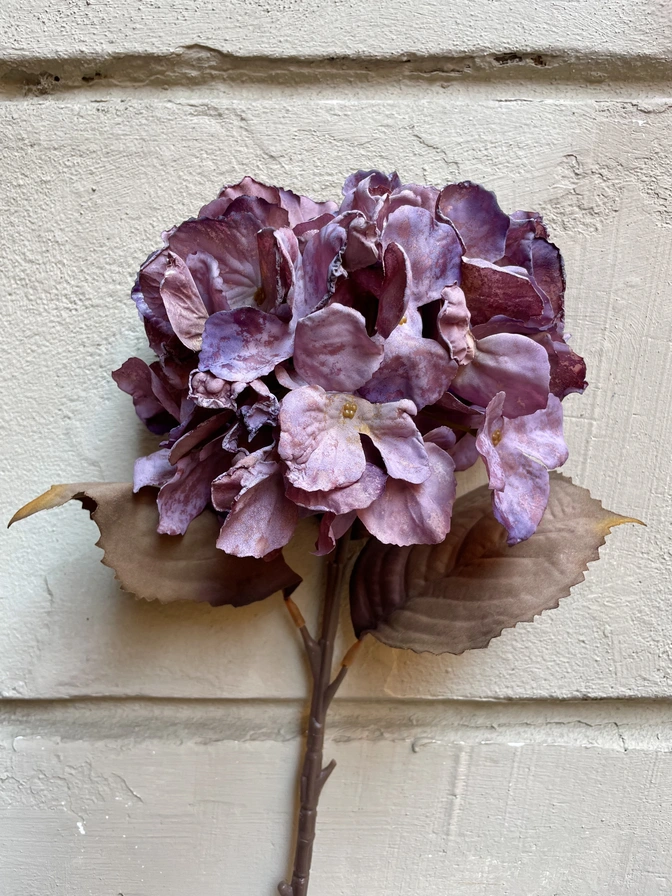 Bouquet di ortensie viola e rosa - immagine 5