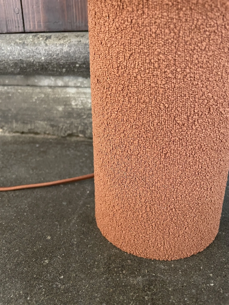 lampada bouclé dettaglio 3