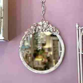 Specchio rotondo Shabby chic
