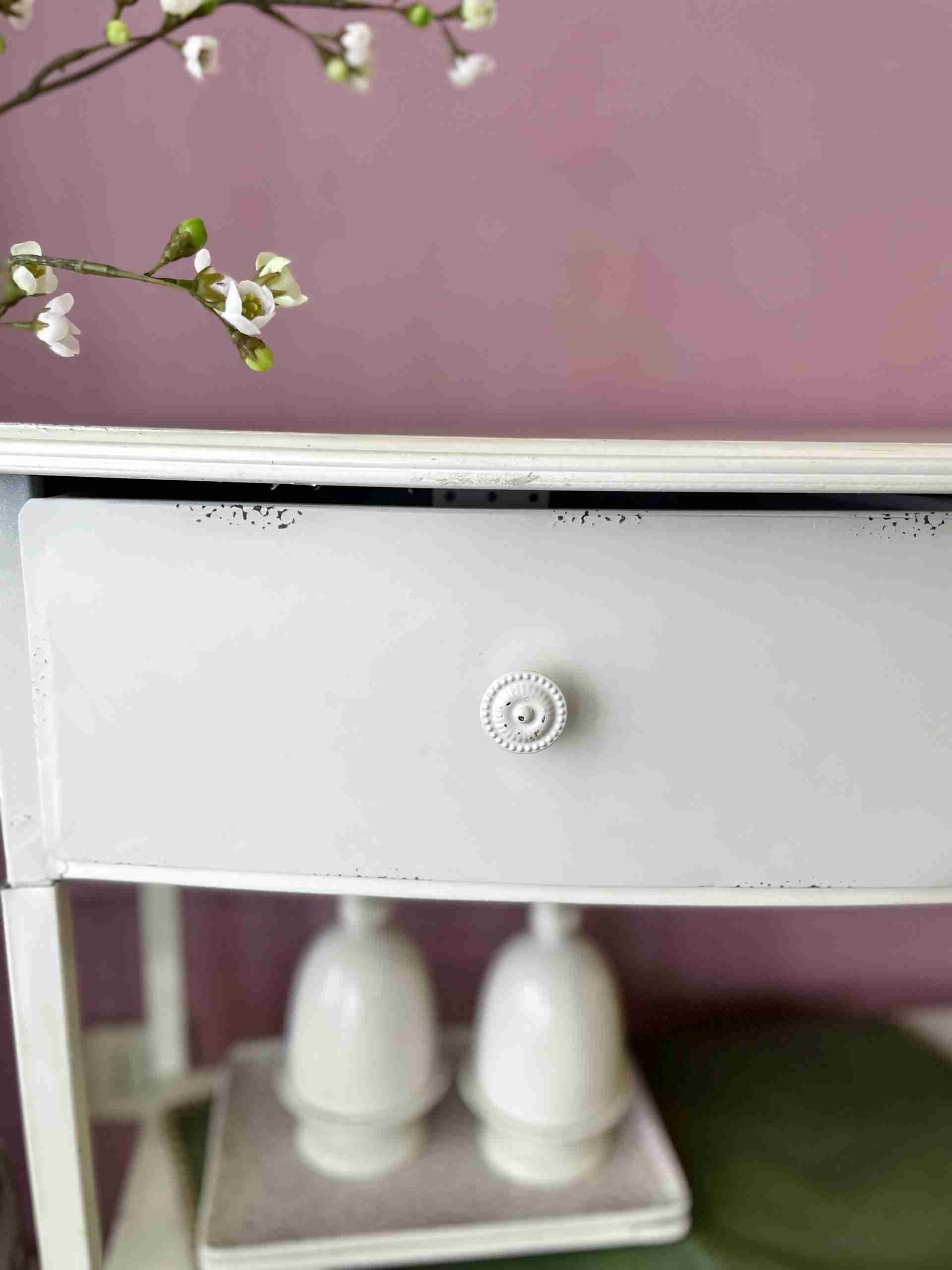 Consolle in ferro bianco Shabby - immagine 2