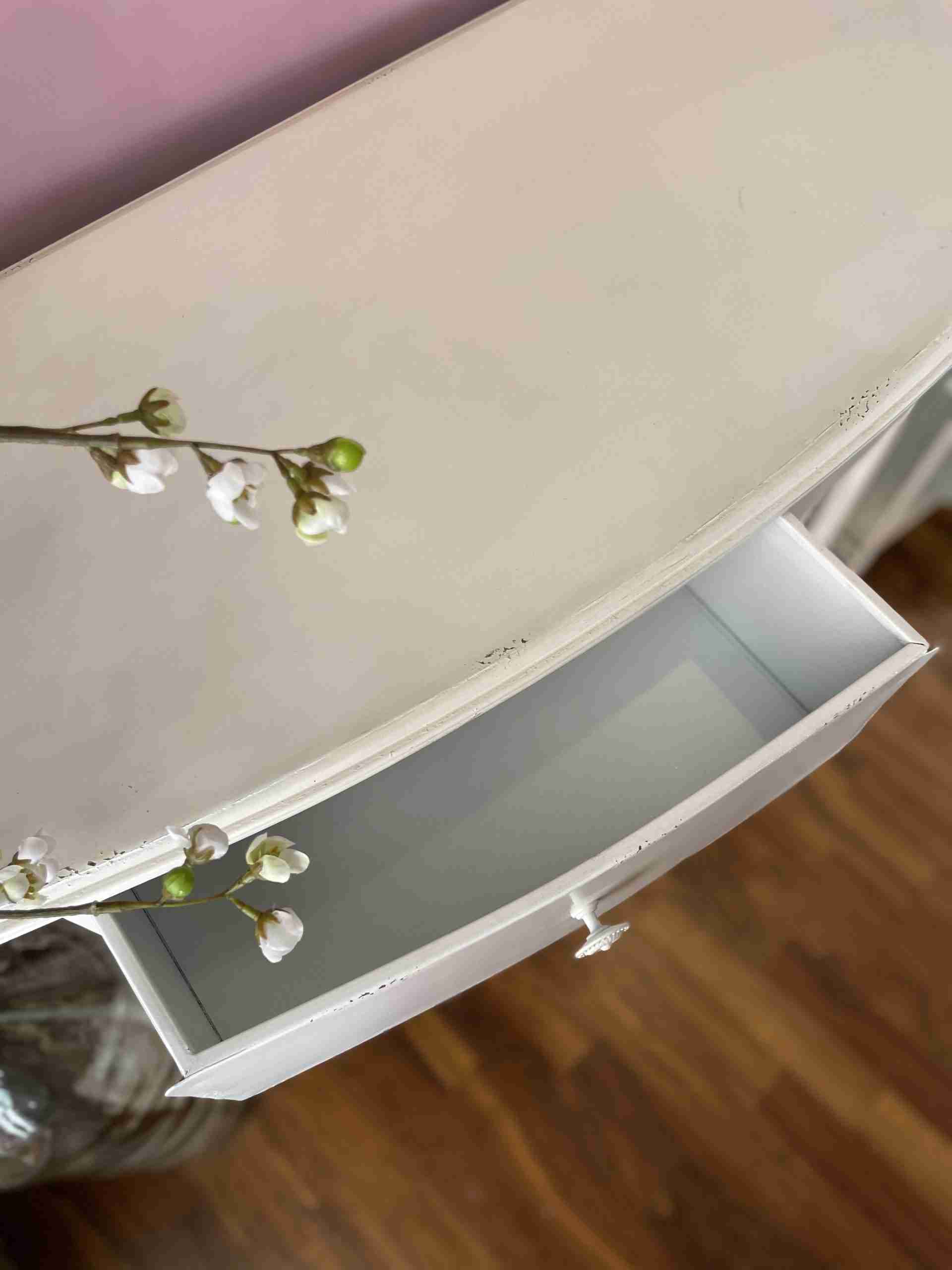 Consolle in ferro bianco Shabby - immagine 8
